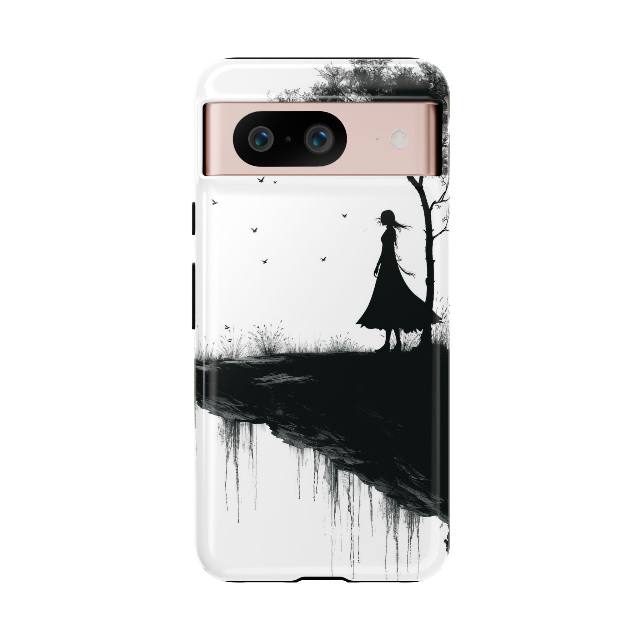 Cliffside Silhouette Google Pixel 8 Case - Tough