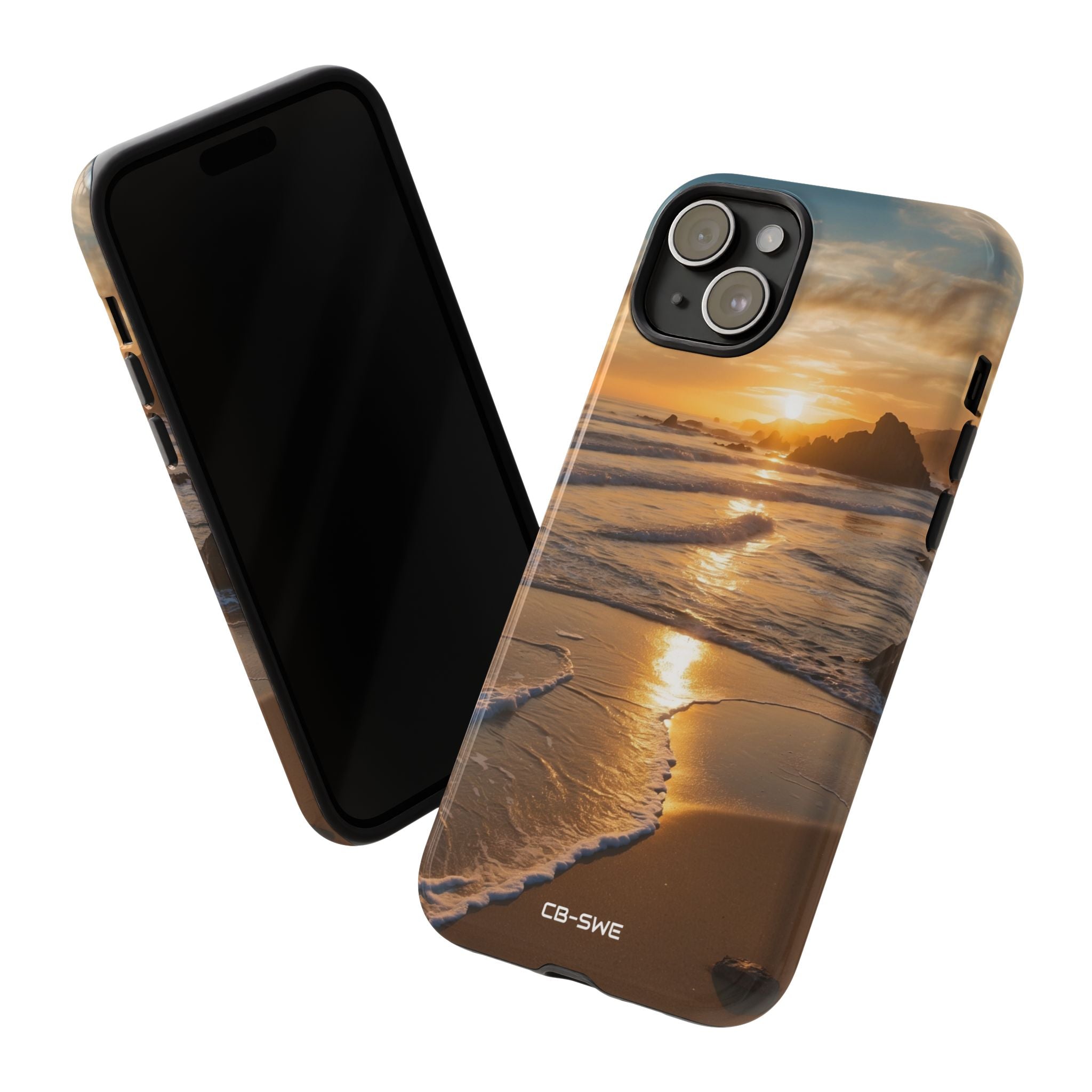 Waves Embrace Shore - iPhone Case