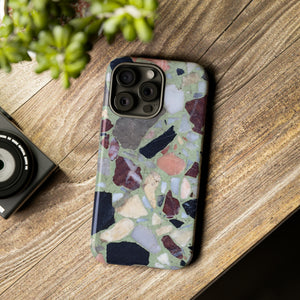 Terrazzo in Green - Protective Phone Case