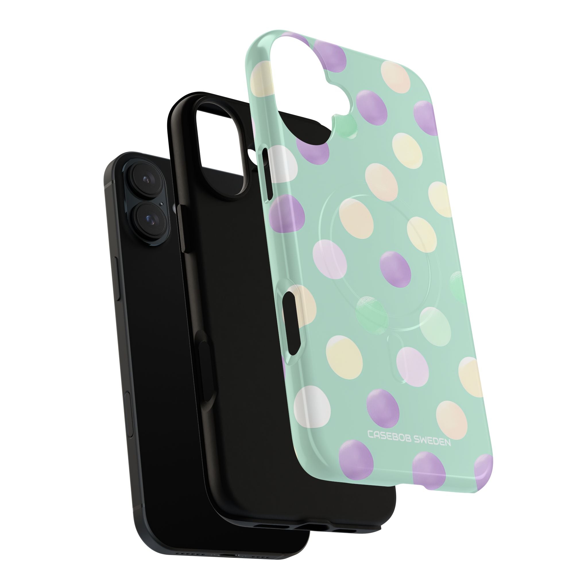 Pastel Polka Dots - Tough + MagSafe® iPhone 16 Phone Case