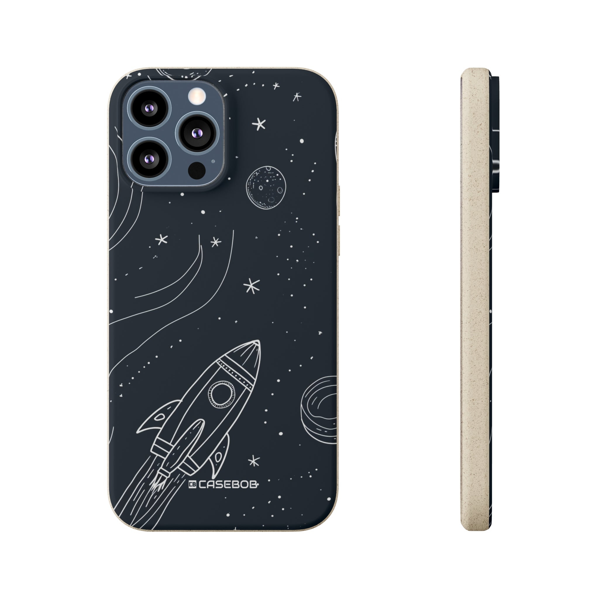 Cosmic Doodle Adventure | Biodegradable Phone Case