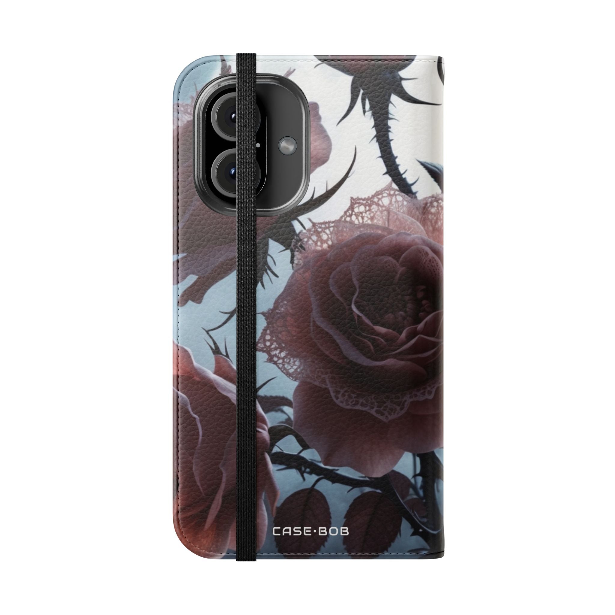 Lace Rose Moonlight - iPhone 16  Case - Wallet