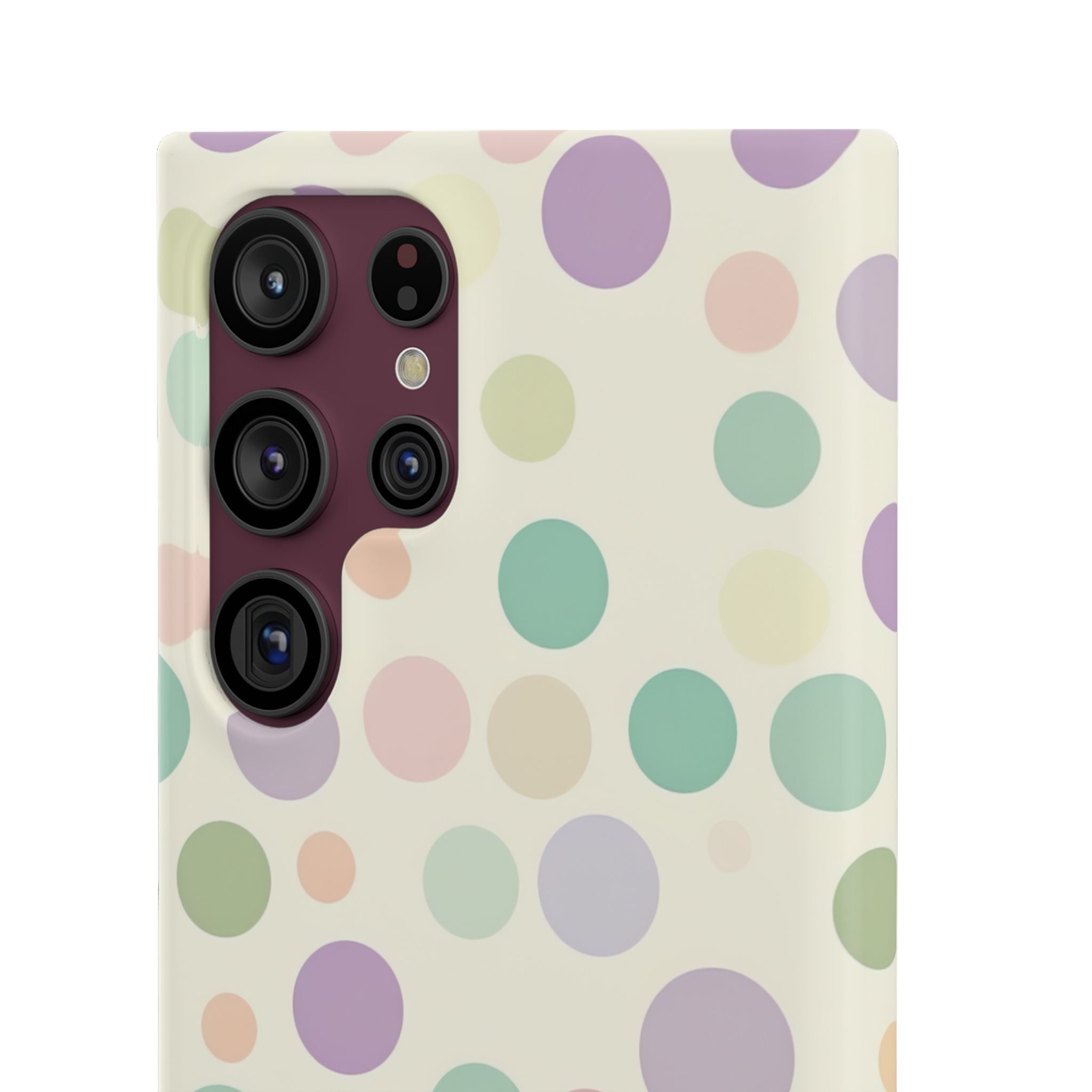 Playful Pastel Polka Dots - Slim Samsung S22 Phone Case