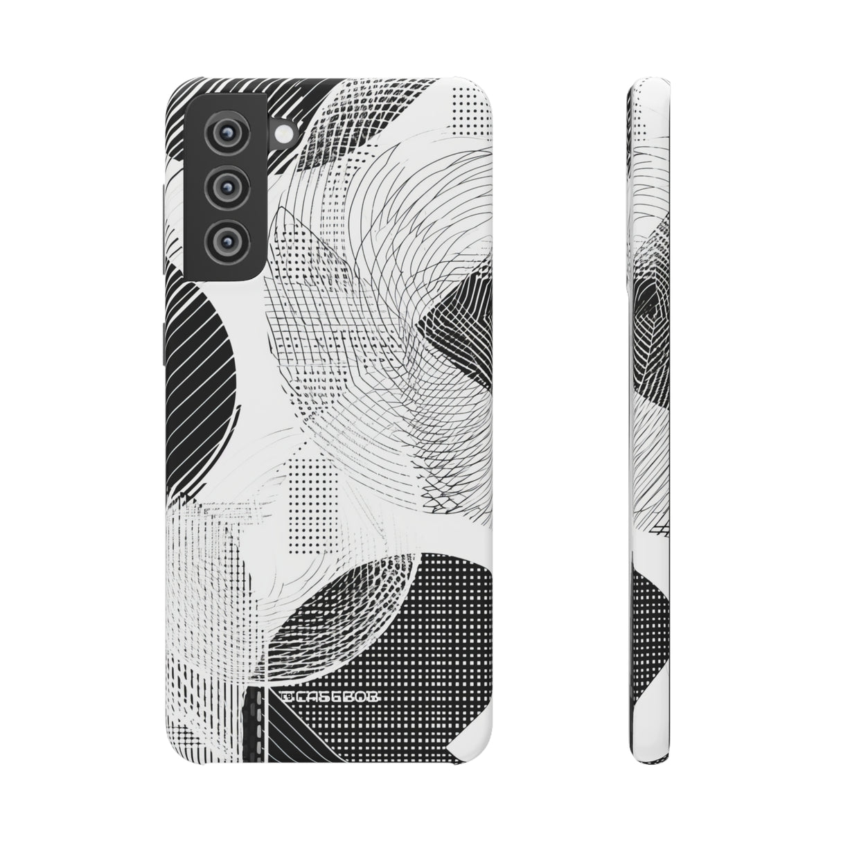 Monochrome Dynamics | Slim Phone Case for Samsung