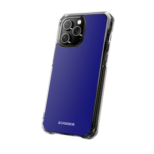 Navy Blue | Phone Case for iPhone (Clear Impact Case - Magnetic)