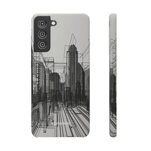 Urban Wireframe | Slim Phone Case for Samsung