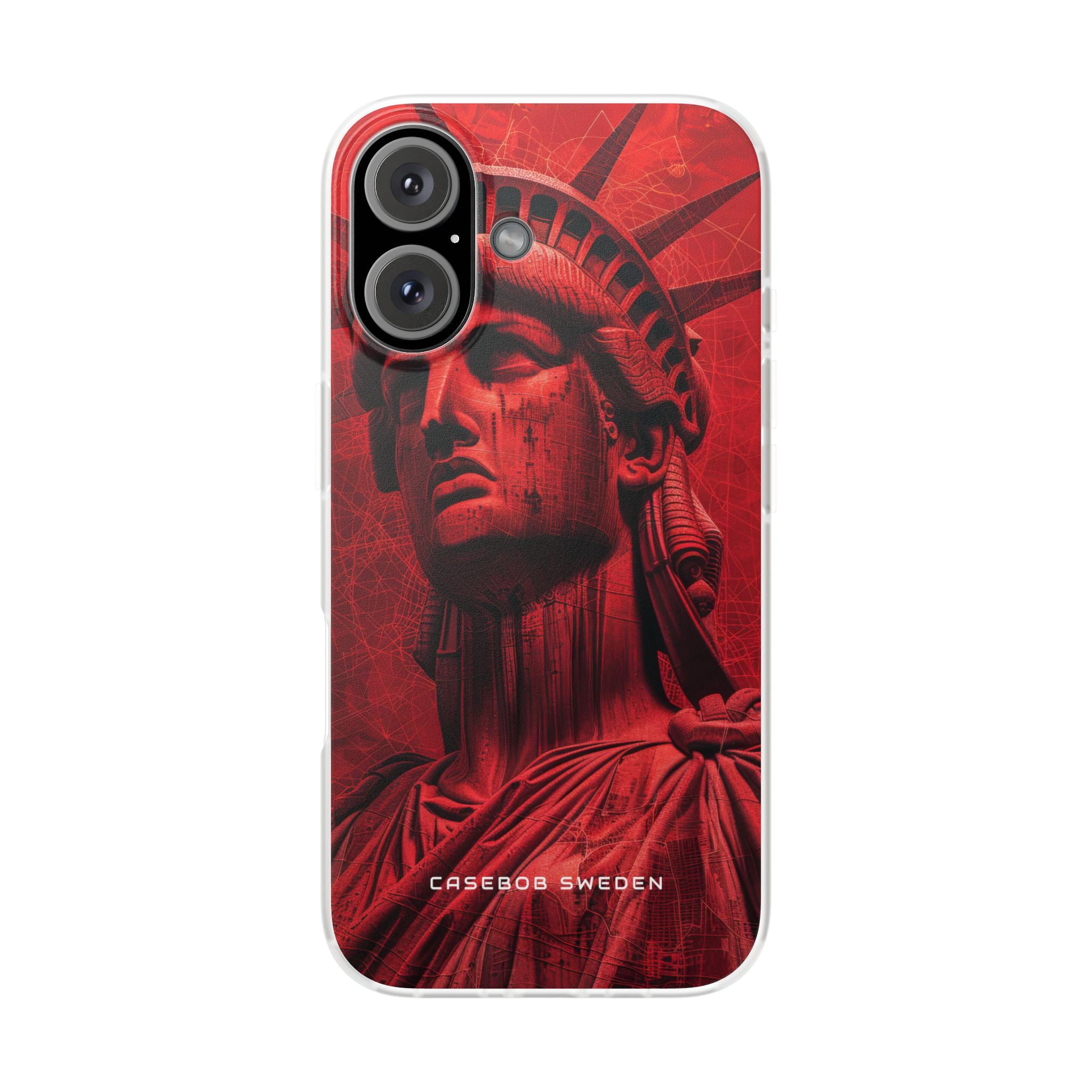 Zen Red Liberty Vision iPhone 16 - Flexi Phone Case