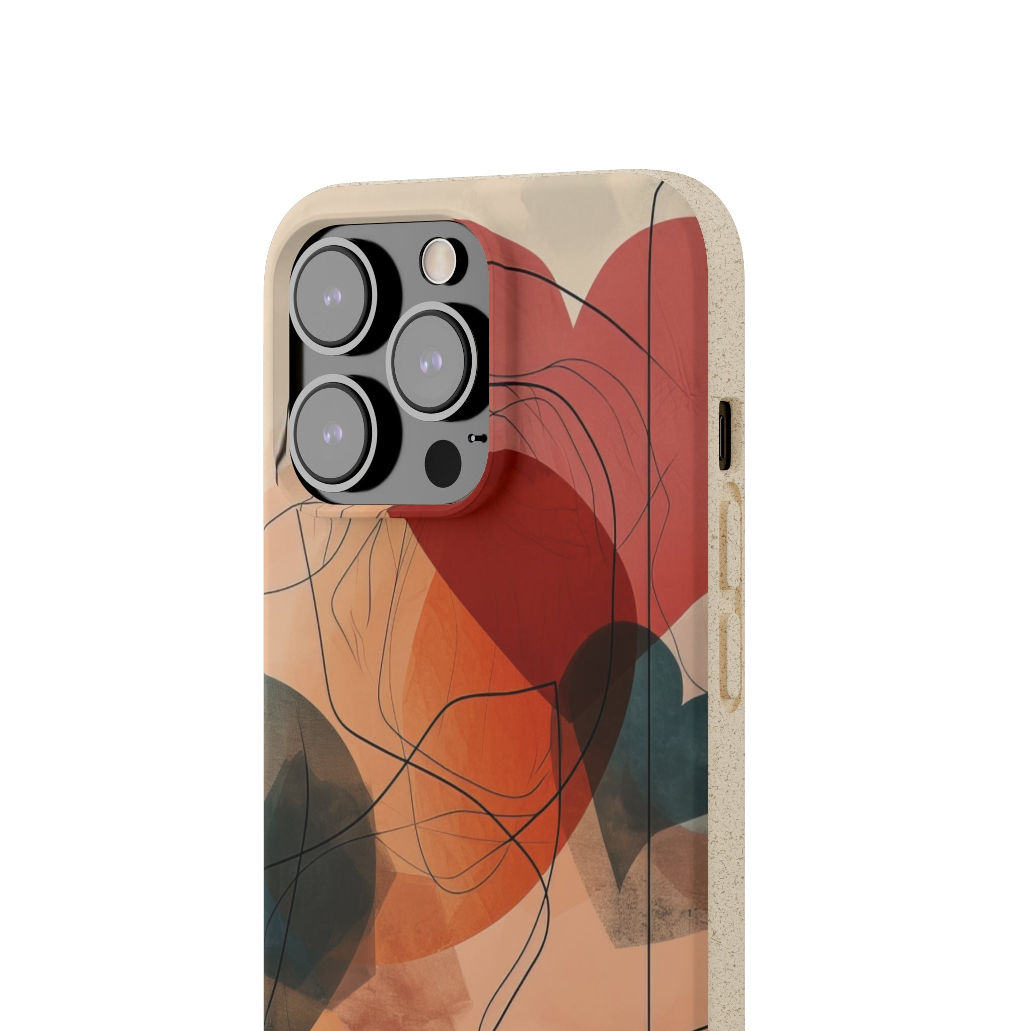 Abstract Heart Harmony | Biodegradable Phone Case