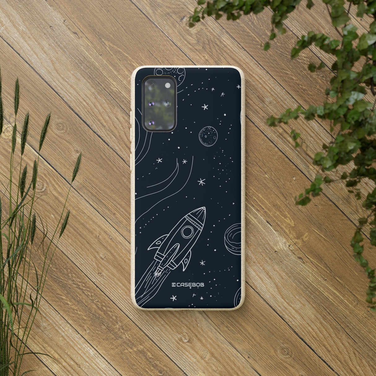 Cosmic Doodle Adventure | Biodegradable Phone Case