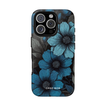 Blue Bloom iPhone 16 Pro Case - Tough