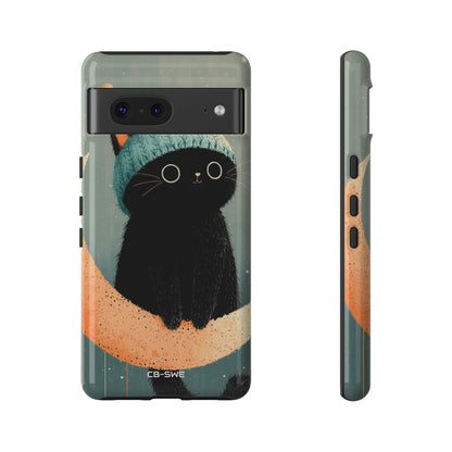 Cat Sits Dreaming - Google Pixel Case