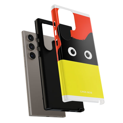 Peekaboo Cat Crimson Samsung S24 Ultra Case - Tough