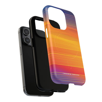 Gradient Sunset Flow iPhone 15 | Tough+ Phone Case