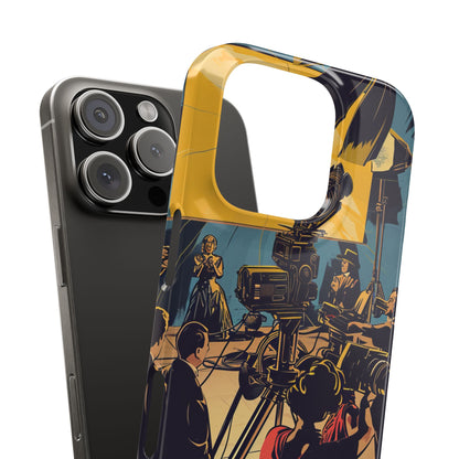 Golden Era Cinematic Spotlight iPhone 16 - Slim Phone Case