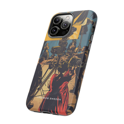 Golden Era Cinematic Spotlight iPhone 14 - Tough Phone Case