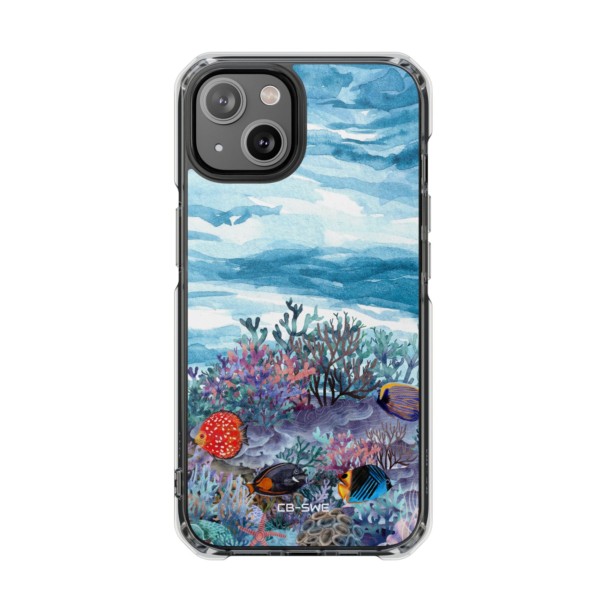 Aquatic Life Watercolors iPhone Case - Impact