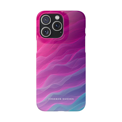 Gradient Oceanflow Waves iPhone 15 - Slim Phone Case