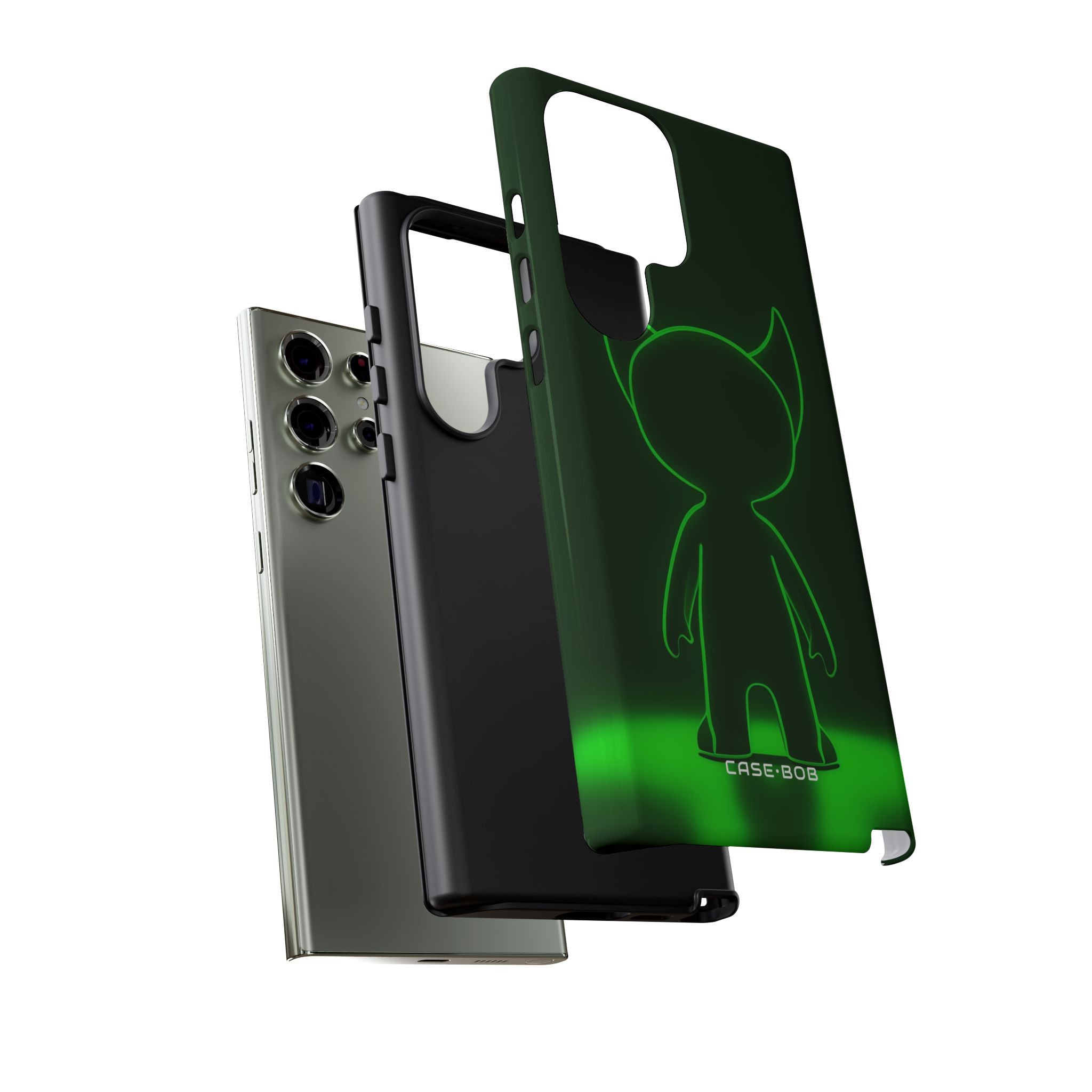 Neon Horned Glow Samsung S23 Ultra Case - Tough
