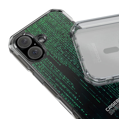 Neon Data Stream iPhone 16 - Impact Clear+