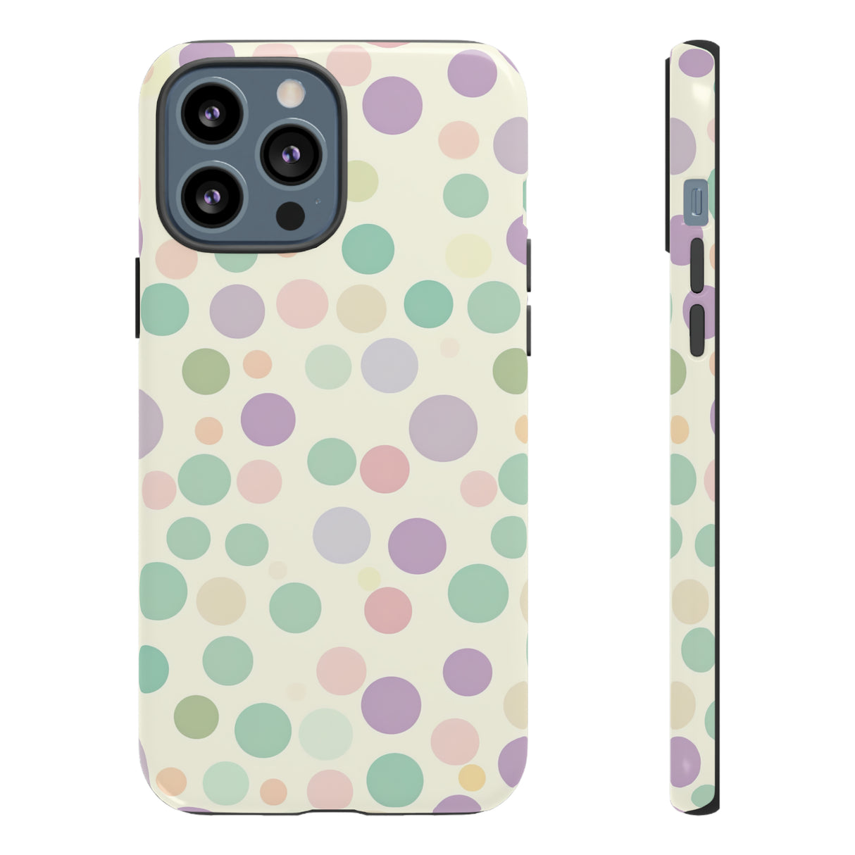 Polka Dot Pastel Harmony - Schutzhülle fürs Handy