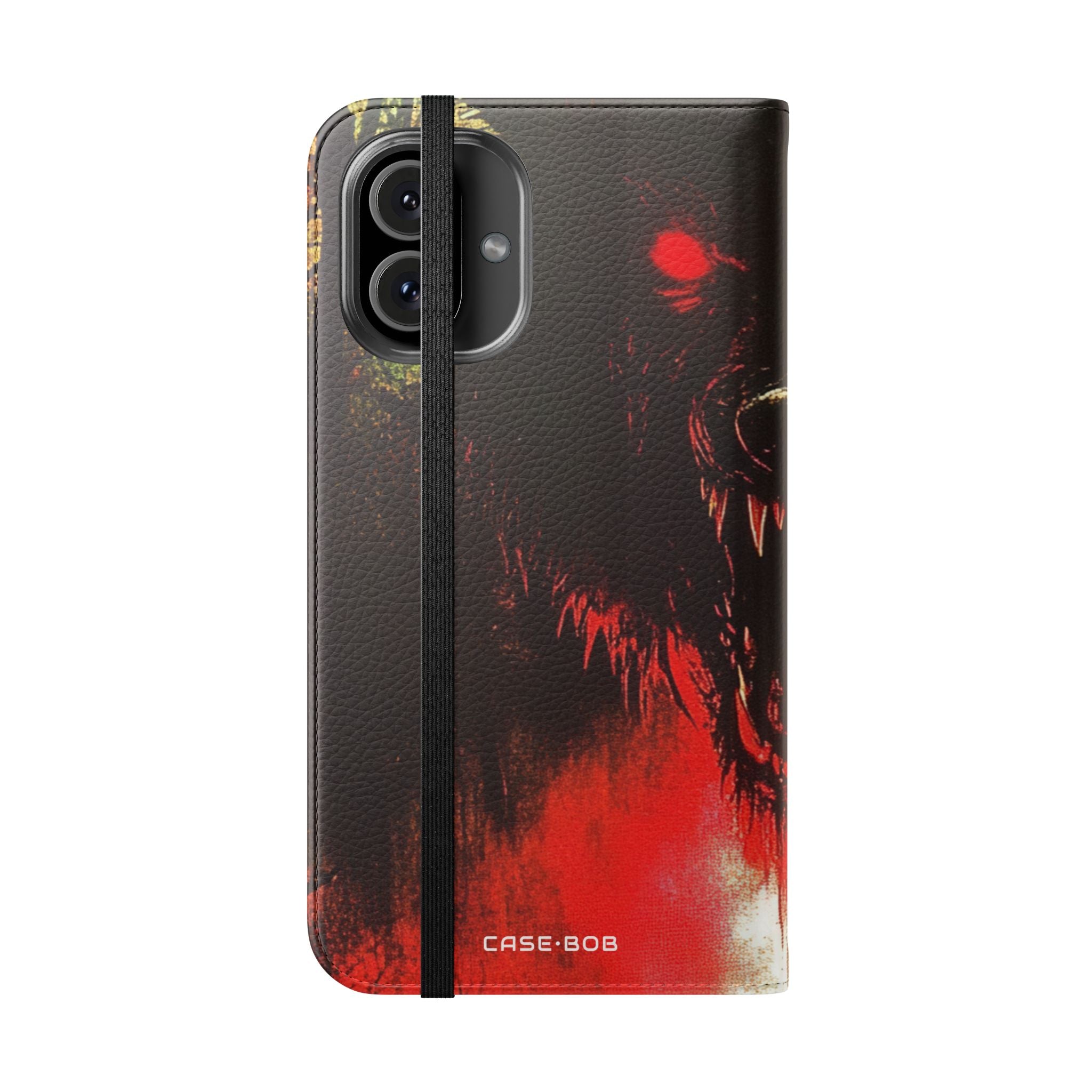 Wolf Moon Glare - iPhone 16 Plus Case - Wallet