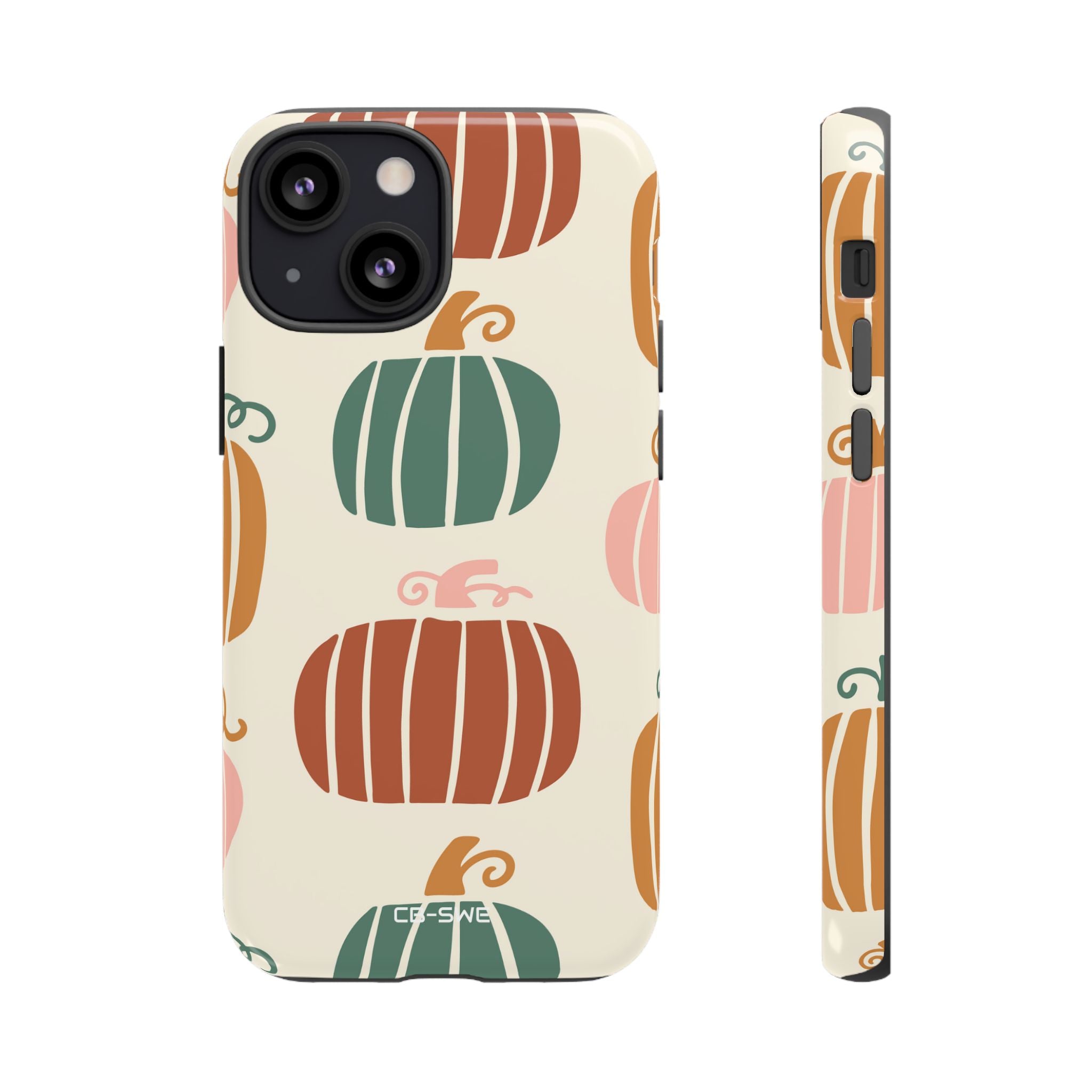 Whimsical Pumpkin Harmony - iPhone Case