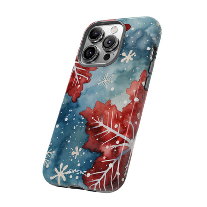 Winter Leaves Dance - iPhone Case