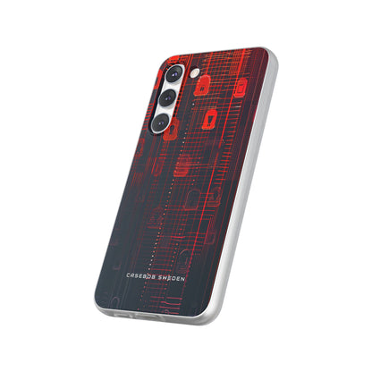 Gradient Cyber Lock Samsung S23 - Flexi Phone Case