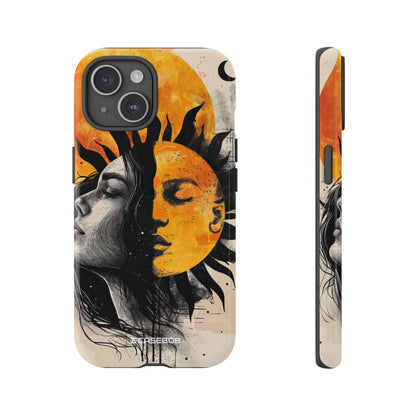 Sunlit Duality | Protective Phone Case for iPhone