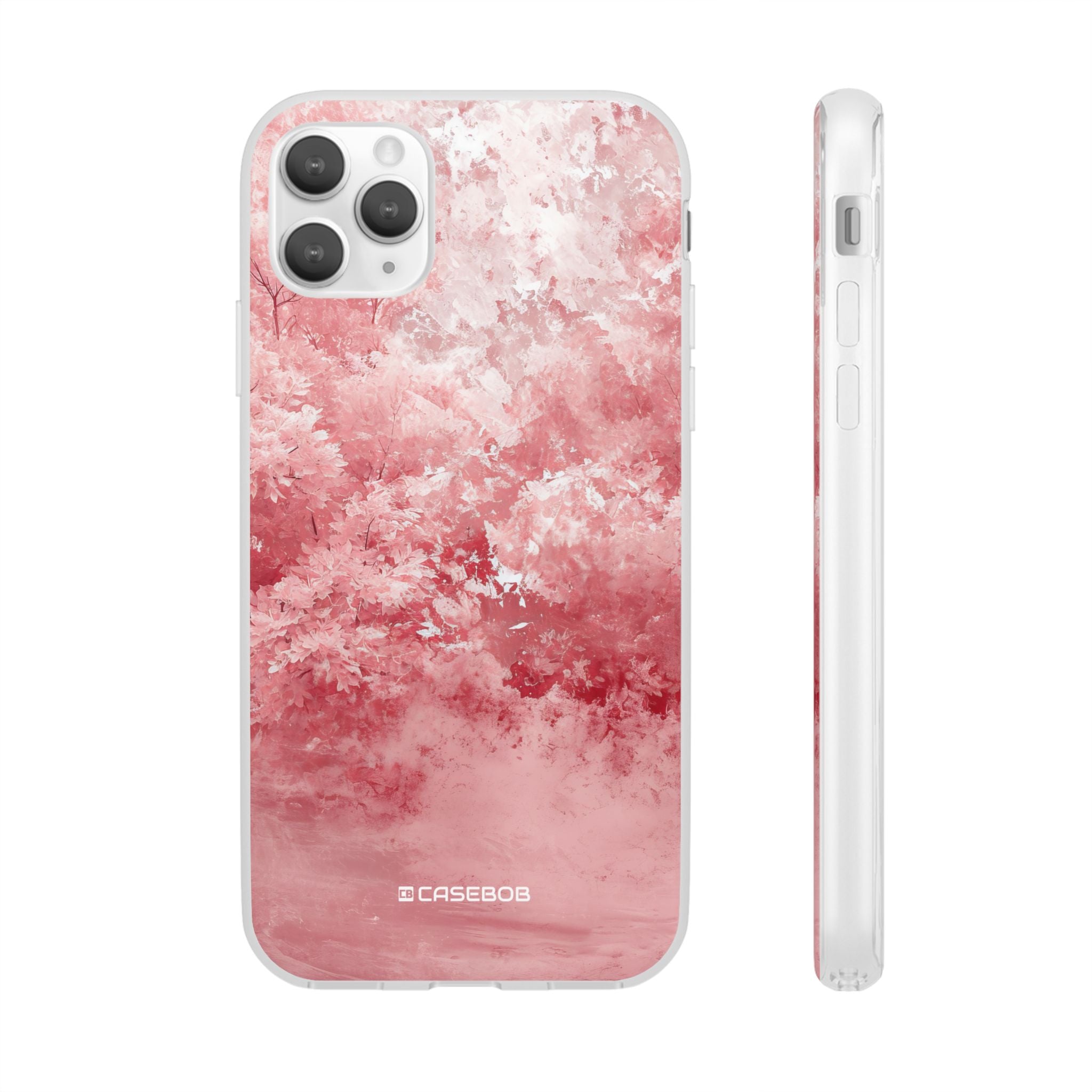 Pantone Rose | Handyhülle für iPhone (Flexible Hülle)