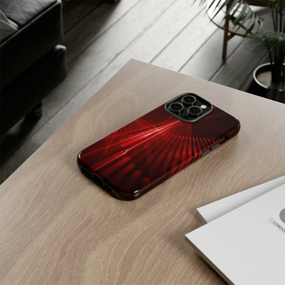 Red Disco Lights - Protective Phone Case