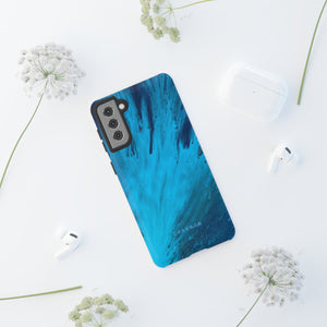 Light Blue Ink Art | Phone Case