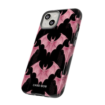 Pink Batwave iPhone 14 Case - Tough