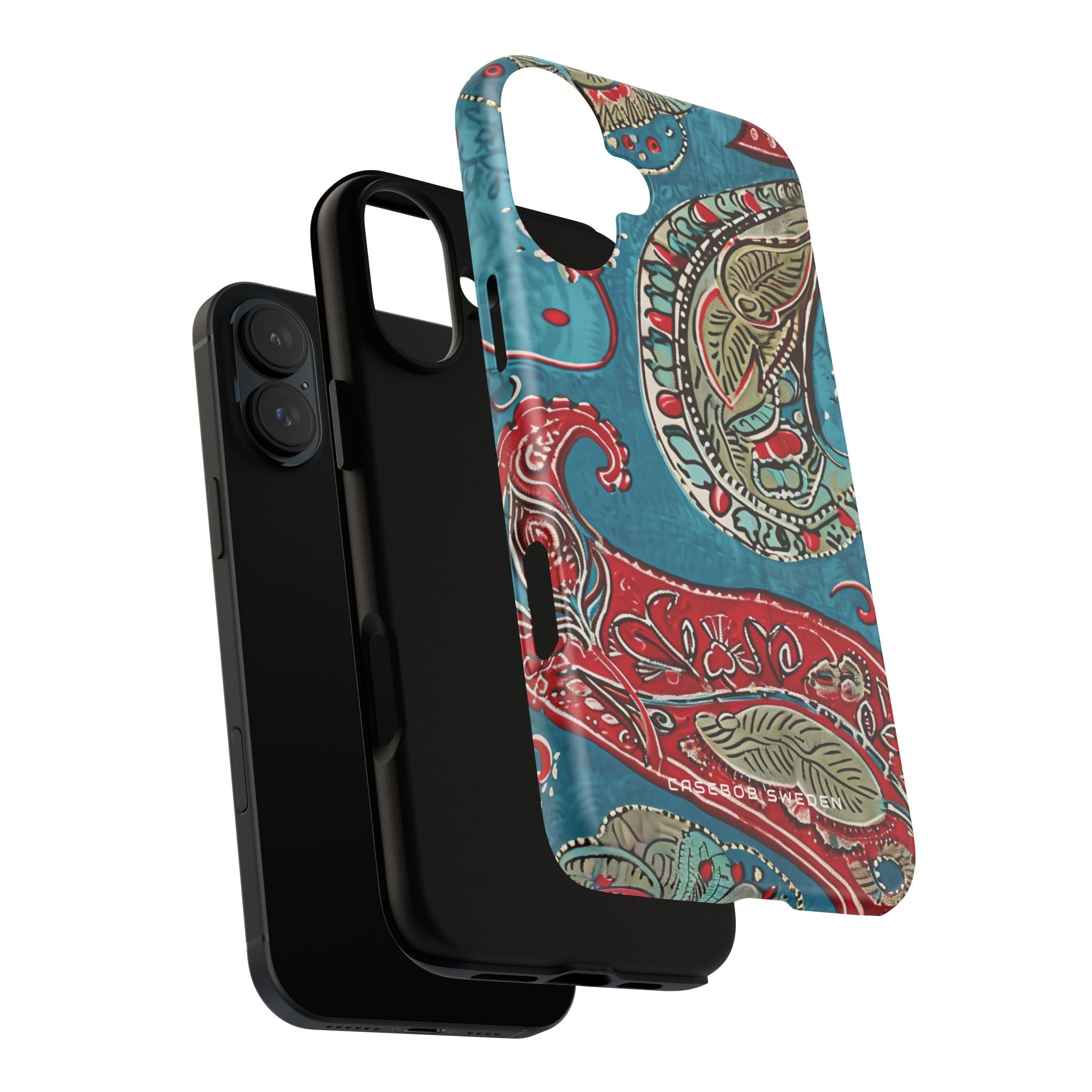 Vintage Paisley Elegance iPhone 16 - Tough Phone Case