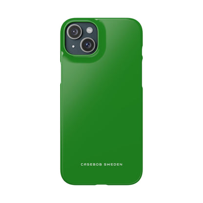 Forest Green iPhone 15 - Slim Phone Case