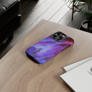 Purple Cosmos Ink Art iPhone Case (Protective) Phone Case