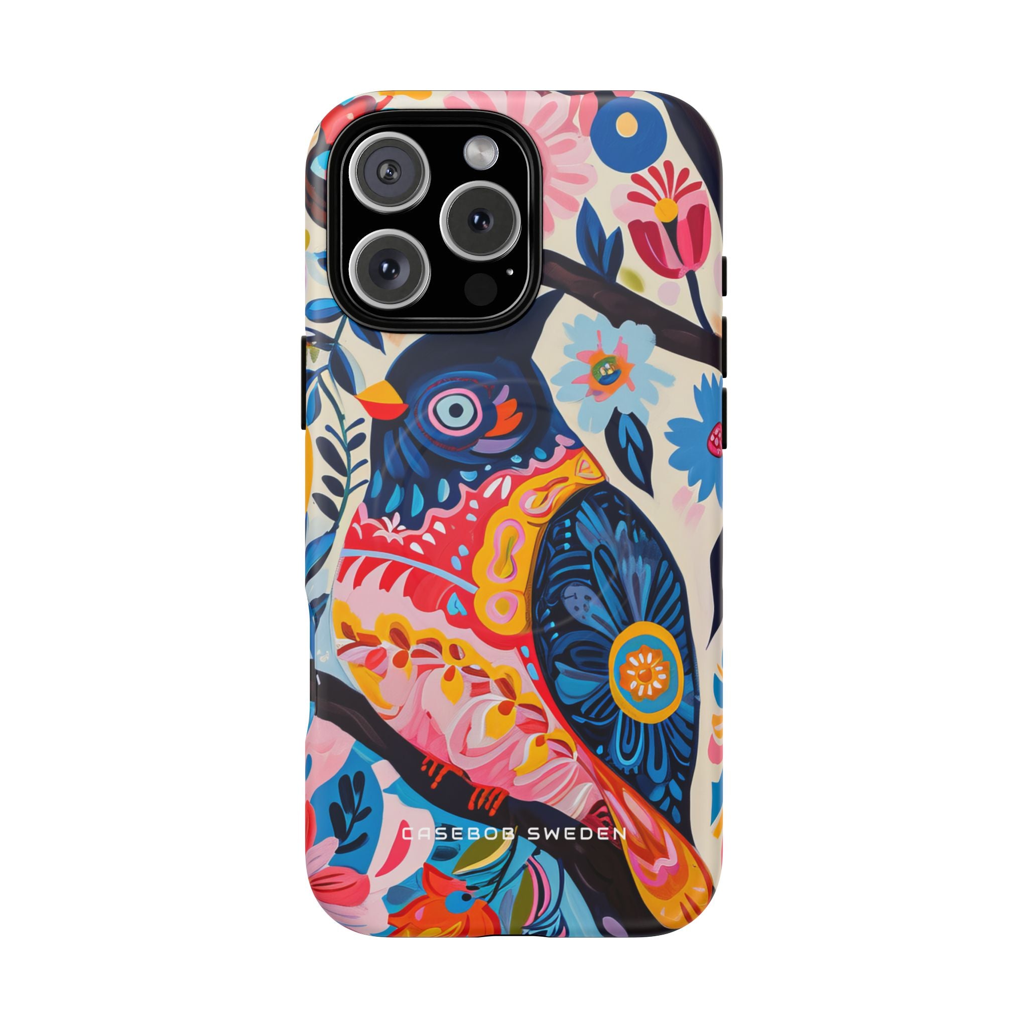 Whimsical Vintage Owl with Floral Charm iPhone 16  Tough+ Phone Case