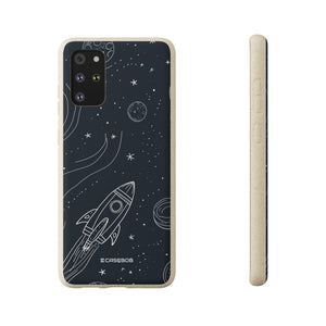 Cosmic Doodle Adventure | Biodegradable Phone Case