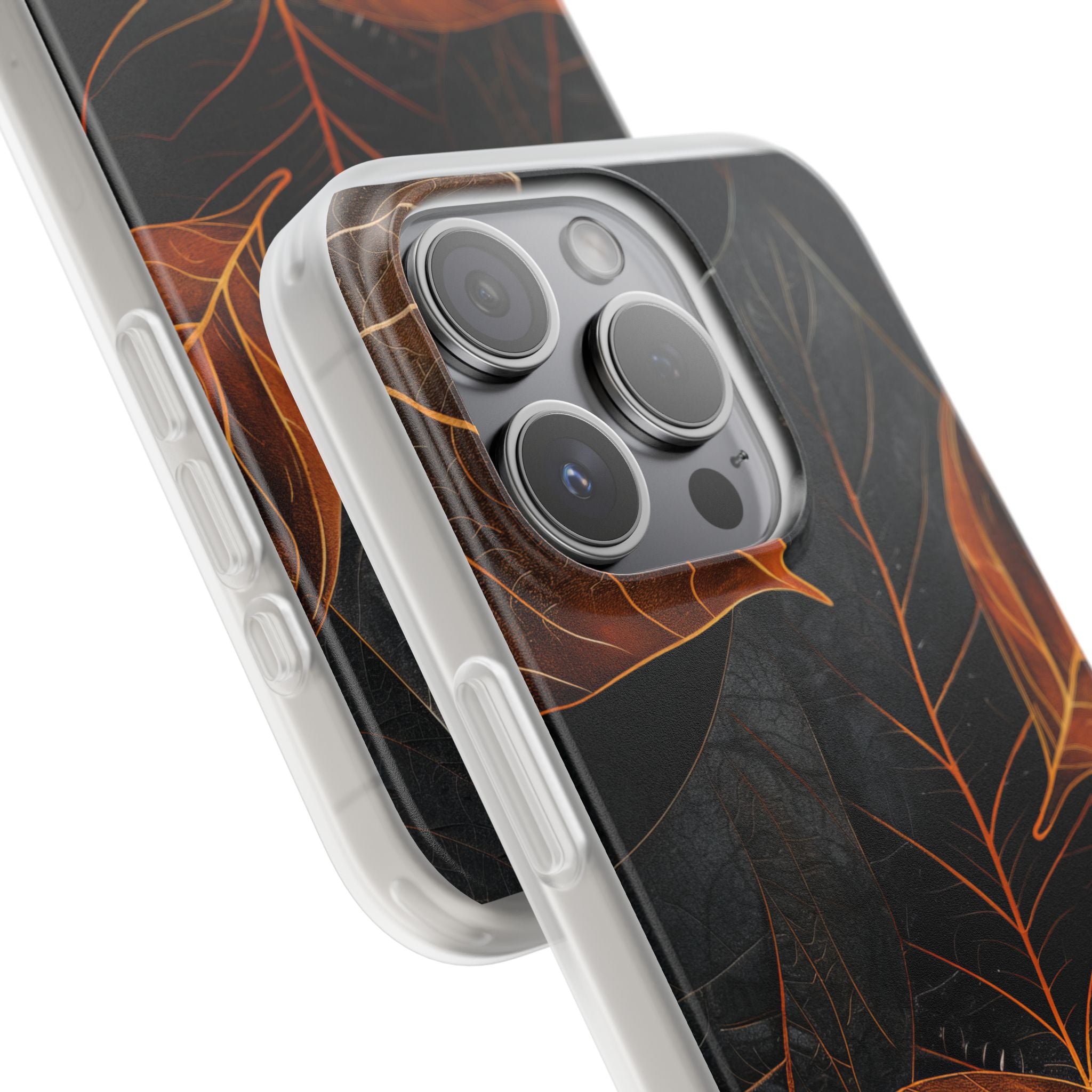 Autumn Leaf Elegance iPhone 15 - Flexi Phone Case