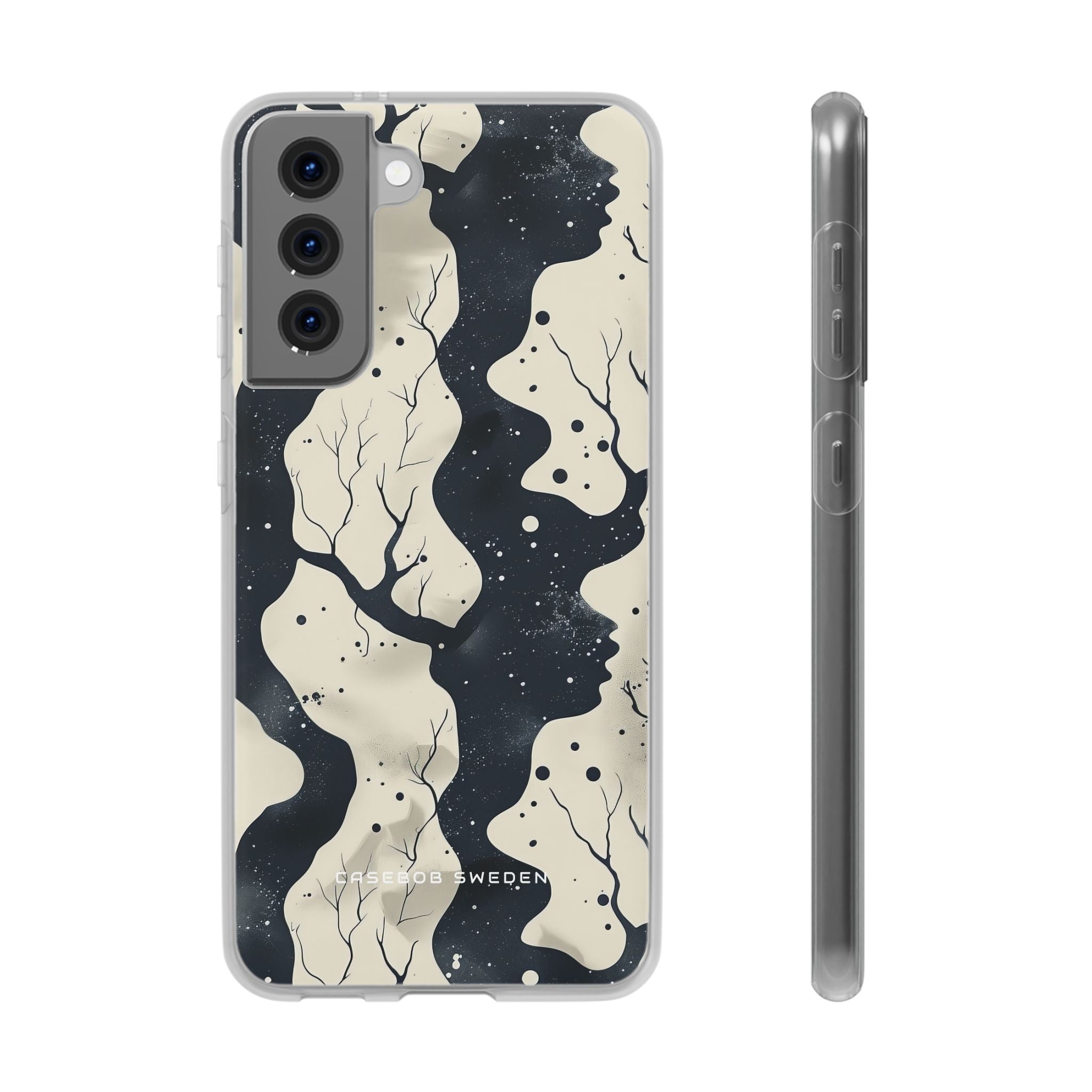 Organic Fluid Silhouettes with Cosmic Depth Samsung S21 - Flexi Phone Case