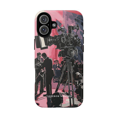 Retro Cinematic Spotlight iPhone 16 - Tough Phone Case