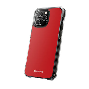 Venetian Red | Phone Case for iPhone (Clear Impact Case - Magnetic)