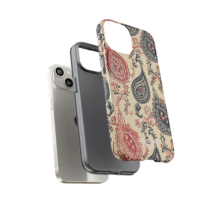 Tourbillon Paisley Marine iPhone 14 - Tough