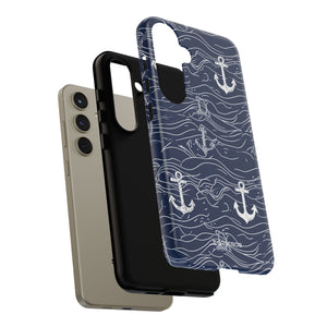 Nautical Whimsy: Anchors and Waves - For Samsung S24