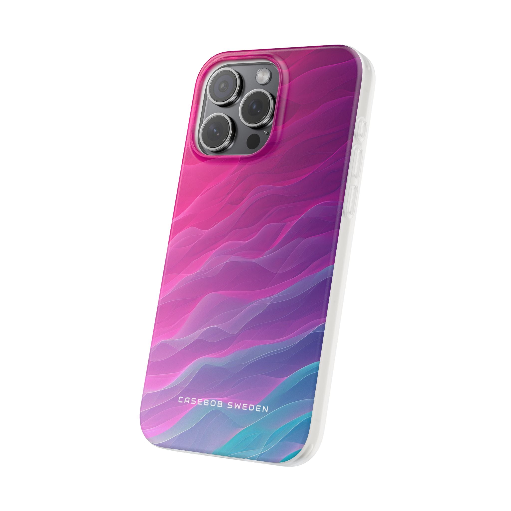 Gradient Oceanflow Waves iPhone 15 - Flexi Phone Case