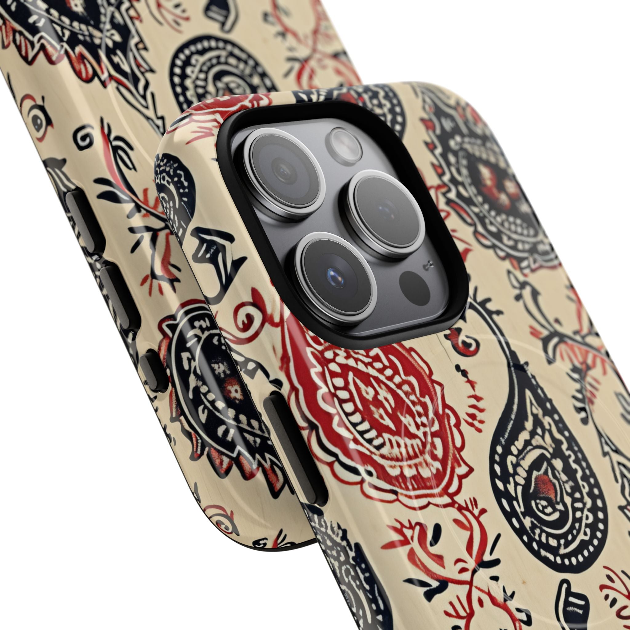 Vintage Paisley Elegance iPhone 15 | Tough+ Phone Case