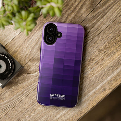 Paarse Horizon Raster iPhone 16 - Tough