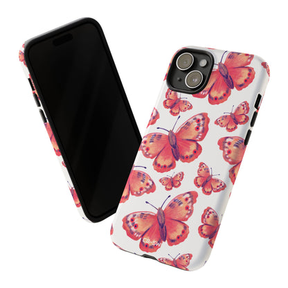 Vibrant Butterfly Dance - iPhone Case