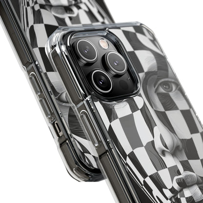 Checkered Face iPhone 14 Pro Max Case - Impact