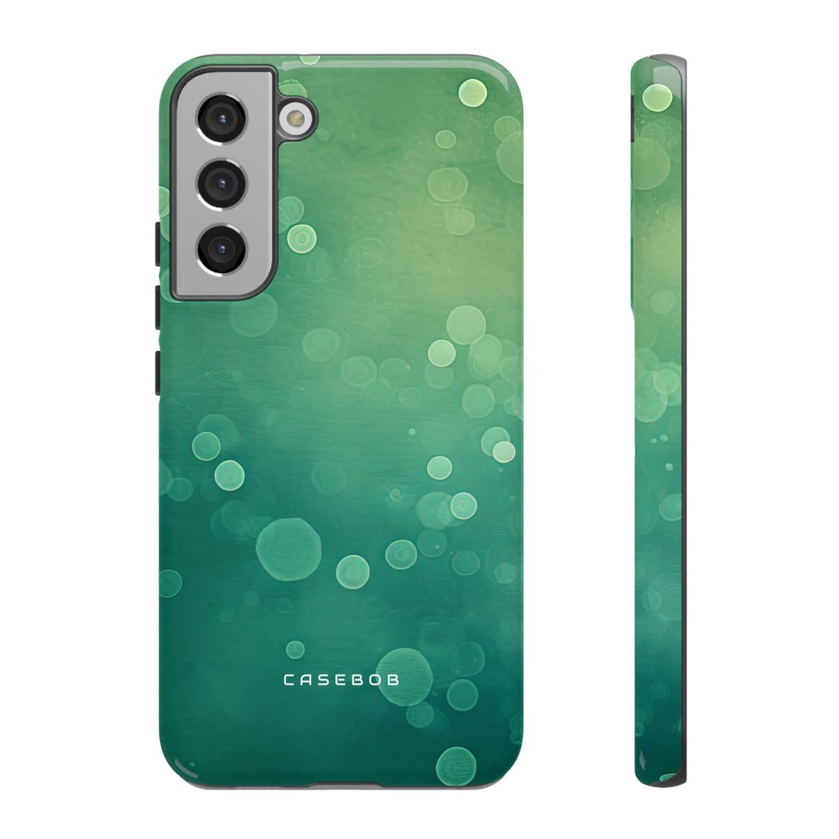 Green Dot Matrix - Protective Phone Case